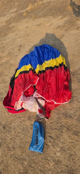 Paramotor Air Conception + Vela Ozone + Paracaídas