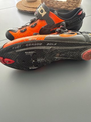 Botas Ciclismo Triatlón Sidi Naranja