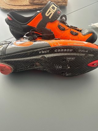Botas Ciclismo Triatlón Sidi Naranja