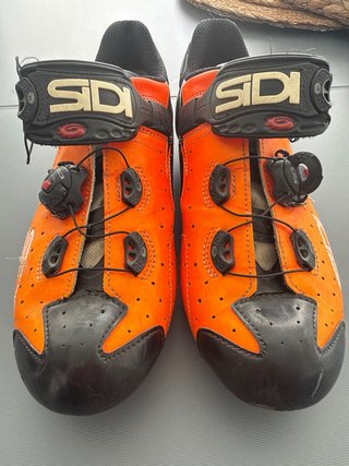 Botas Ciclismo Triatlón Sidi Naranja
