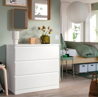 Cómoda 3 cajones Ikea blanca