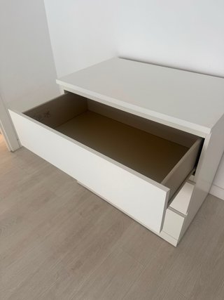 Cómoda 3 cajones Ikea blanca