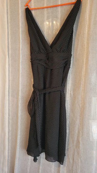 Vestido lunares fiesta/cóctel Talla 48