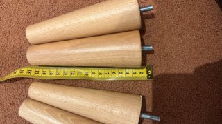 Patas de madera para muebles (15cm)