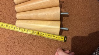 Patas de madera para muebles (15cm)