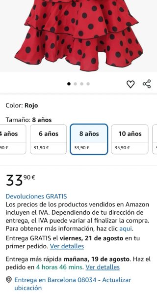 - Vestido de Sevillana ORIGINAL .!!! OFERTA .!!!
