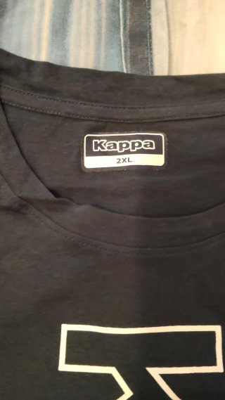 Maglietta Kappa XXL Nera