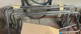 Barras para colgar ropa en panel lama
