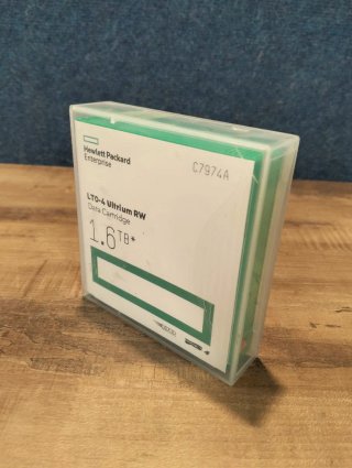 HPE LTO-4 Ultrium C7974A Cinta Backup RW 1,6 TB