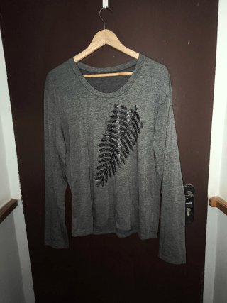 Camiseta manga larga con lentejuelas