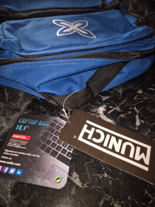Mochila Munich portátil hasta 14 azul