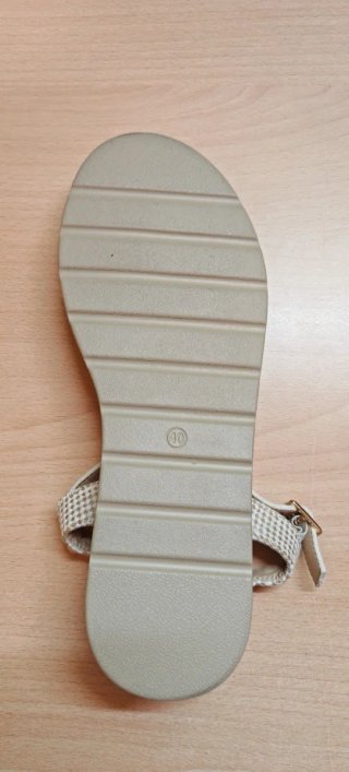 Sandalias Feebiter Beige/Blanco Talla 40