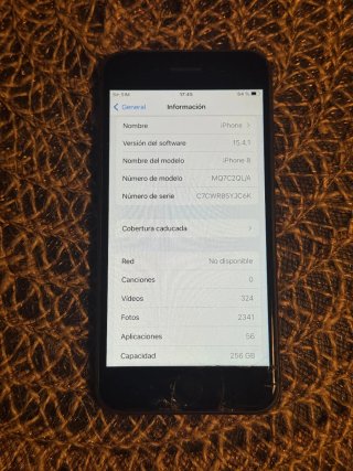 iPhone 8 256GB Negro