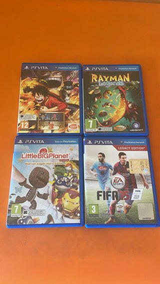 4 Juegos PS Vita: FIFA 15, Rayman, LBP, One Piece