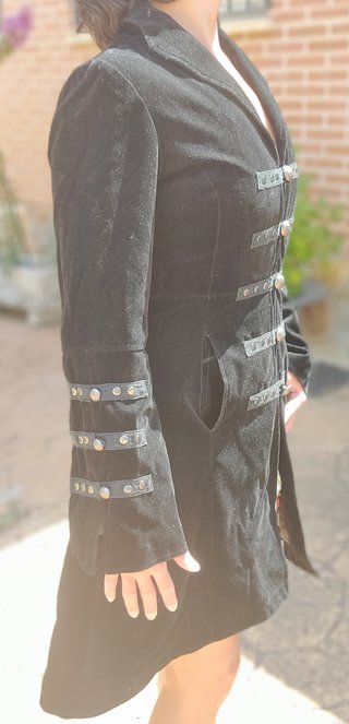 Abrigo gótico levita victoriana Steampunk unisex