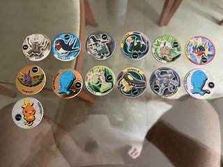 Lote de 36 Pokémon Tazos