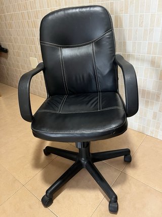 Silla de oficina/estudio negra