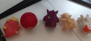 Lote 5 Figuras Pokémon Baño Vintage 1999 Nintendo
