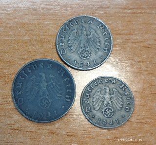Lote III Reich Alemania 1941 Originales 2GM
