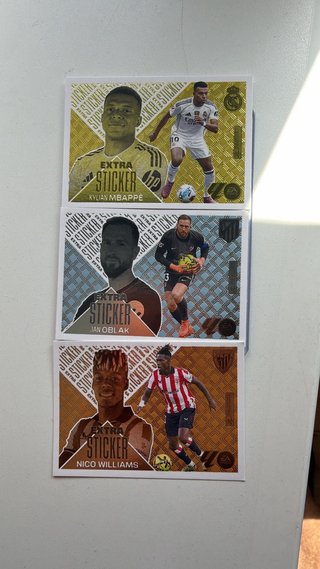 Extra Stickers Mbappé, Oblak y Nico Williams