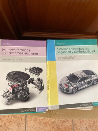 Libros de mecánica y automoción.