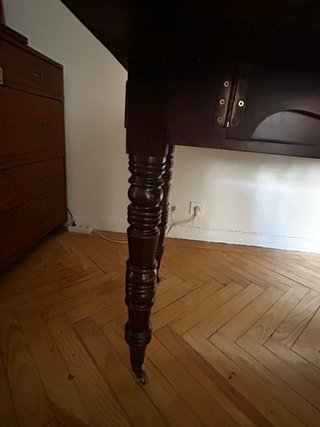 Mesa de comedor extensible alas madera