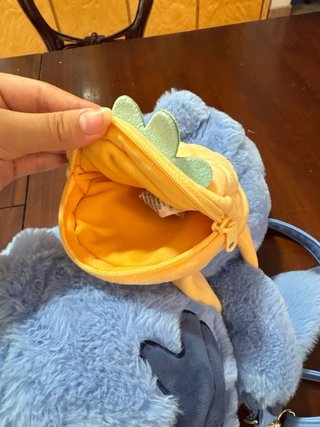 Bolso/Mochila Stitch Disney Azul y Beige
