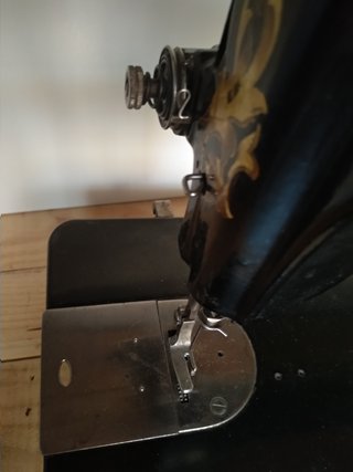 Máquina de coser Singer antigua inglesa
