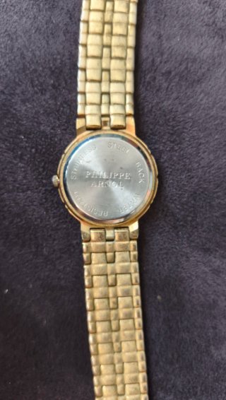 Reloj Philippe Arnol Vintage Dorado y Acero