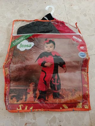 Disfraz de Demonio Bebé Atosa