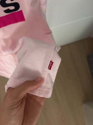 Camiseta Levis Rosa Talla S Mujer