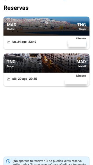 Vuelo ida y vuelta a Tanger desde madrid 24 y 29
