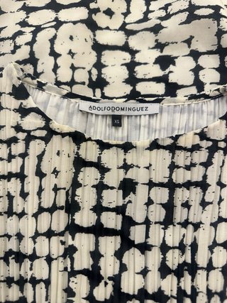 Vestido midi evasé estampado