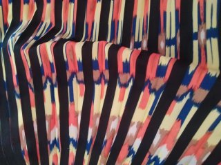 Falda plisada multicolor talla M