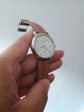 Reloj Frederique Constant Geneve Cuero Marrón