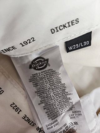 Calças Dickies 874 Originais Brancas