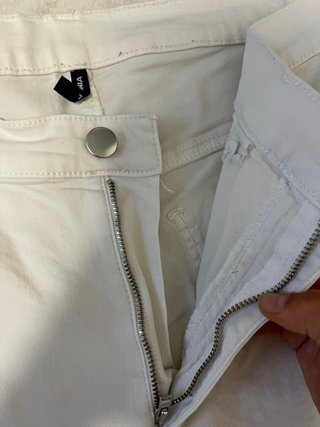 Pantalón pitillo blanco Calzedonia
