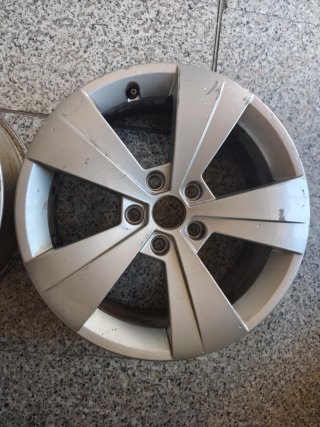 Llantas de coche plateadas 17 para Skoda