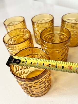 Set 6 Vasos Pernod Francia Años 60