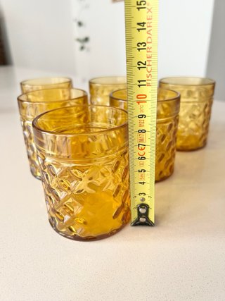 Set 6 Vasos Pernod Francia Años 60