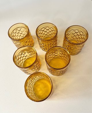 Set 6 Vasos Pernod Francia Años 60