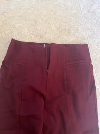 Pantalón vestir granate