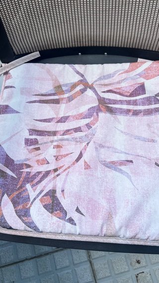 6 Cojines para silla con estampado floral