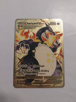 Lote 3 Cartas Pokémon Charizard Doradas