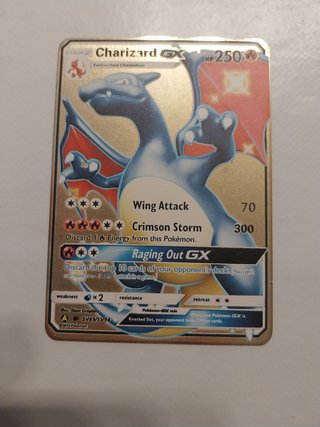 Lote 3 Cartas Pokémon Charizard Doradas