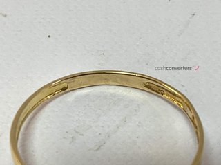anillo oro 18k con piedra con circonita,zafiro