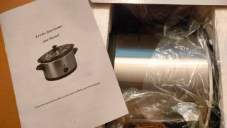 Olla Cocción Lenta 3.5L Acero Inox
