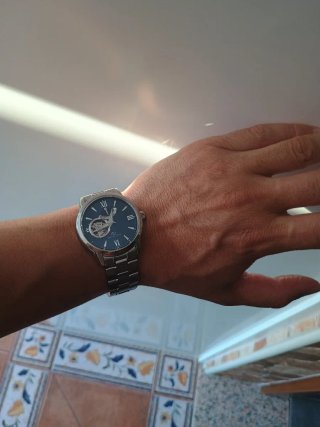 Reloj Orient Star Azul y Plateado