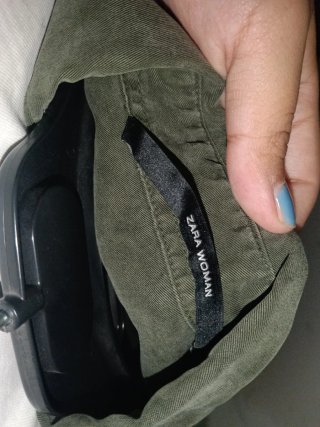 Camisa/chaqueta verde oscuro