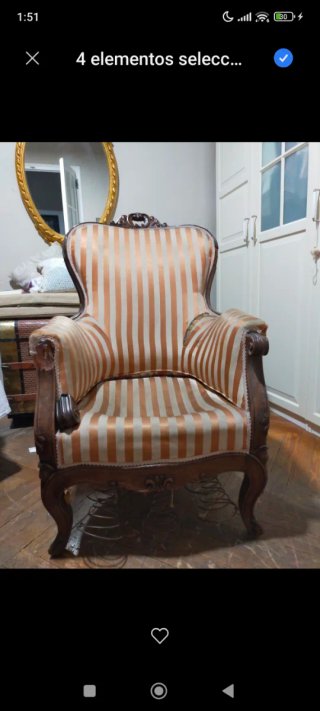 Sillón Descalzadora,antiguo para restaurar